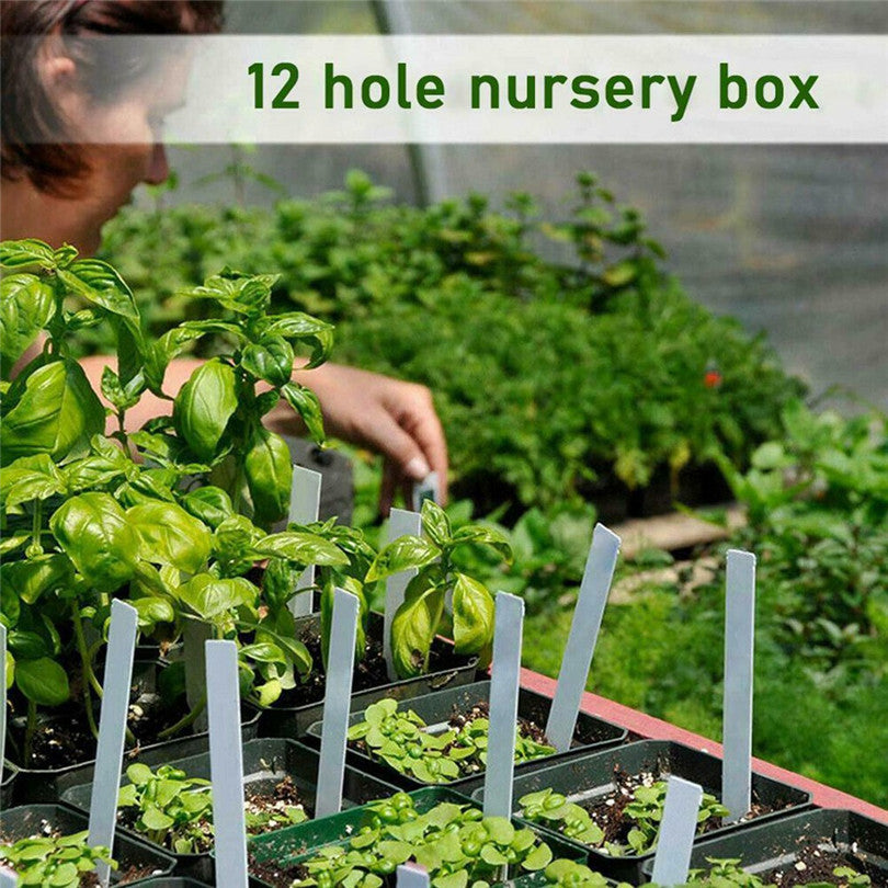 12-Cell Seed Starting Tray with Vented Cover
