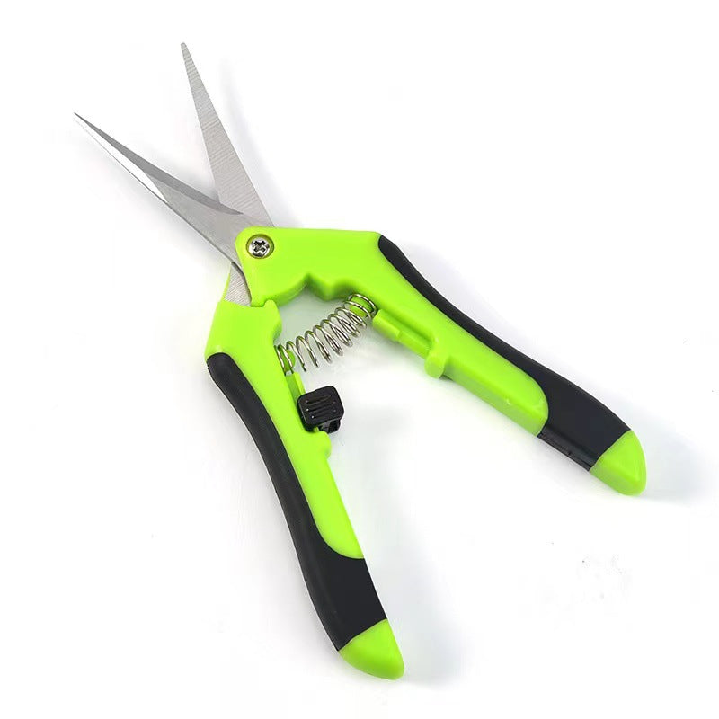 Stainless Steel Pruning Shears – Multi-Purpose Garden Branch & Leaf Scissors with Comfort Grip