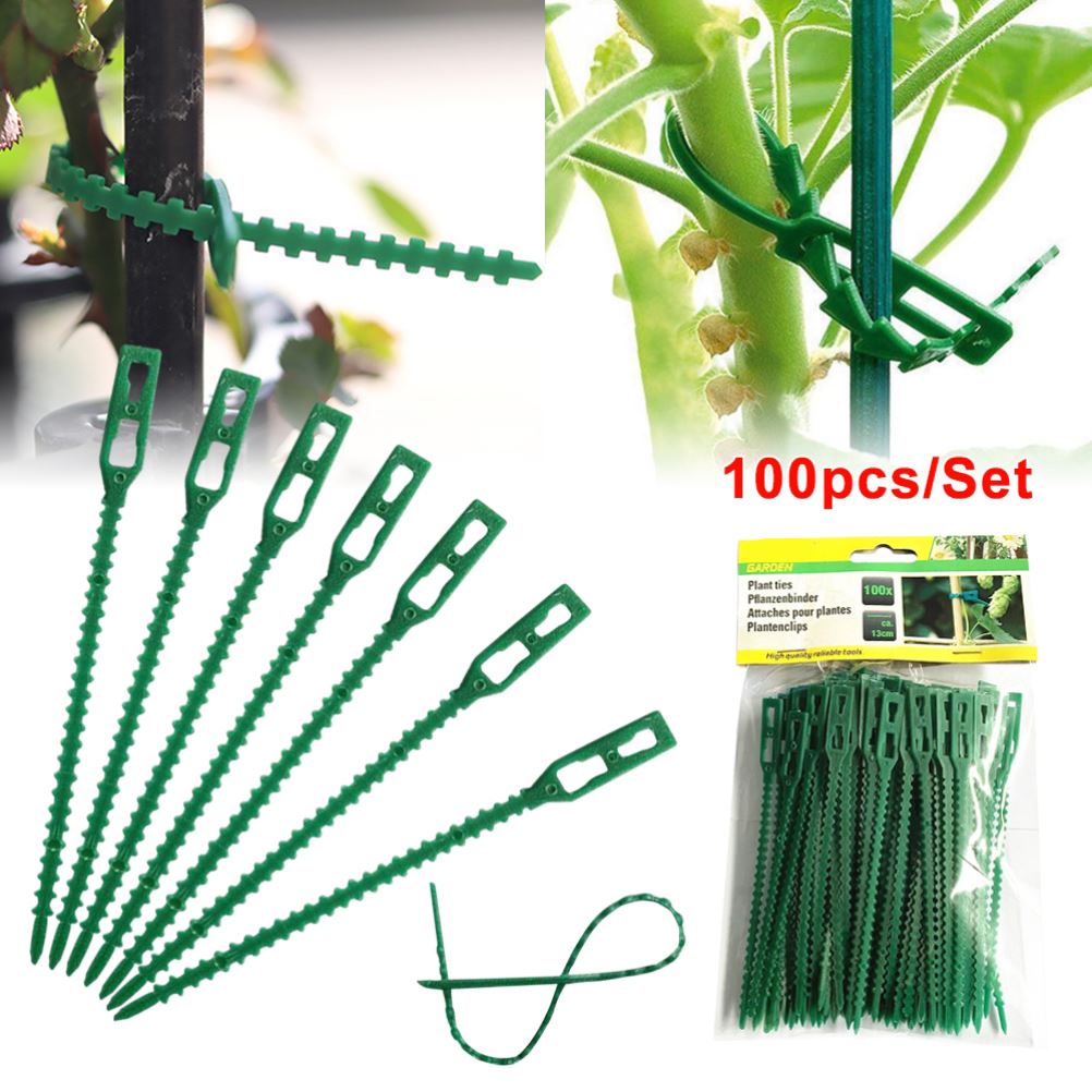 Adjustable Nylon Cable Ties for Garden Plant Support