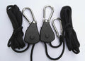 Grow Light Hanging Pulley System – Adjustable Rope Ratchet Hook for Indoor Plant Tents & Grow Rooms