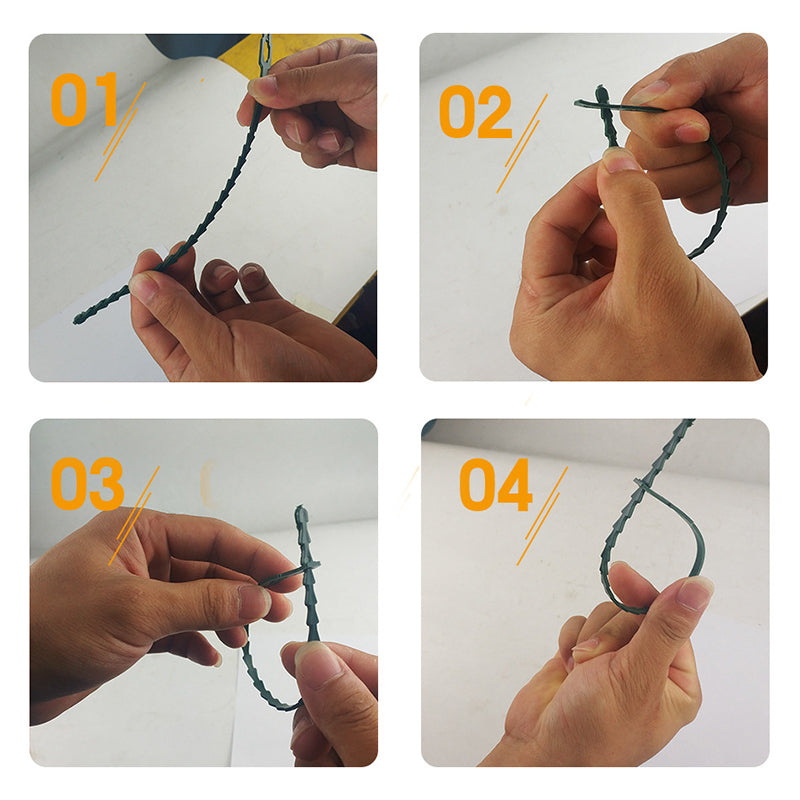 Adjustable Nylon Cable Ties for Garden Plant Support