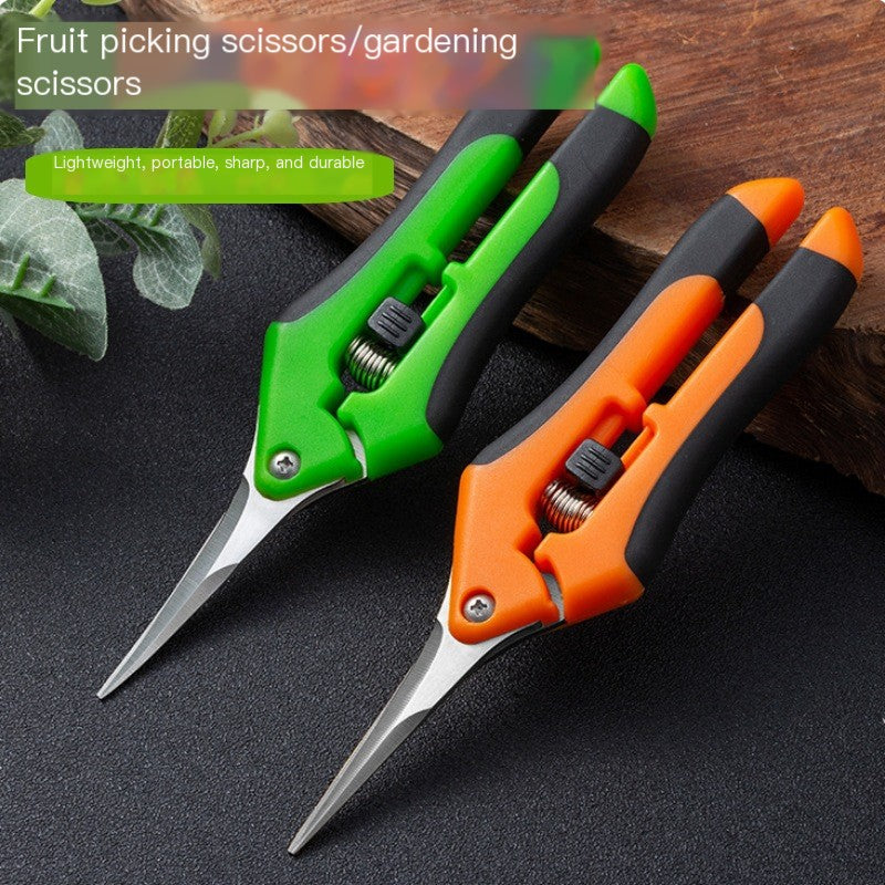Stainless Steel Pruning Shears – Multi-Purpose Garden Branch & Leaf Scissors with Comfort Grip